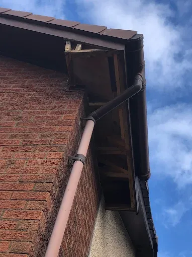 uPVC guttering and fascia replacement completed in Falkirk